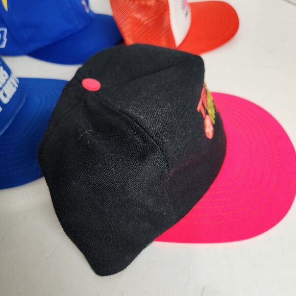 Vintage Mesh Snapback Caps Truckers Hats Lot of 4 TEXACO HAVOLINE RACING NAPA - Picture 13 of 14